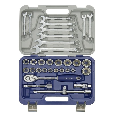 Juego De Bocallaves Enc.1/2 (Pul 33Pzas) C/Llaves Combi Irimo - 129-33W-4