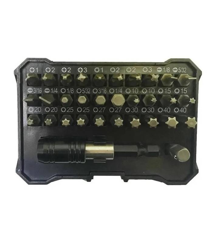 Juego De Puntas P/Atornillador (32 Pzas) Barovo