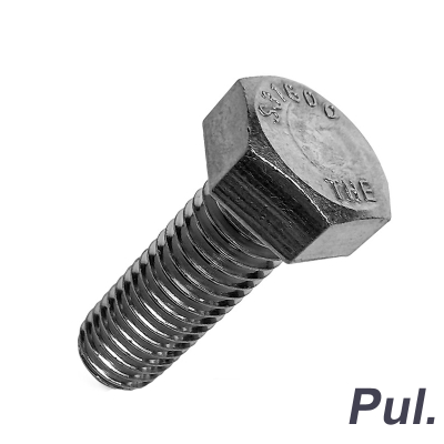 Bulon C/Hexagonal En Pulgada Inox.304