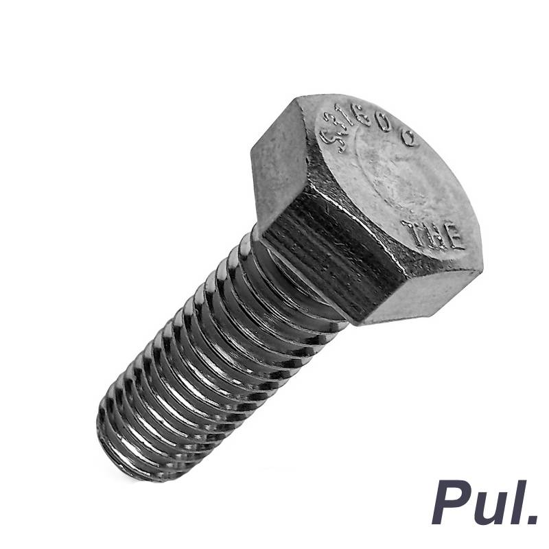 Bulon C/Hexagonal En Pulgada Inox.304