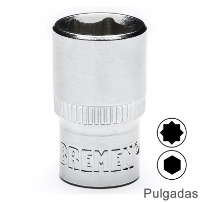 Bocallaves En Pulgadas Encastre 1/2