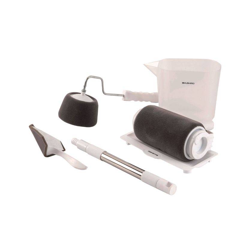 Rodillo Microfibra Recargable + Accesorios -- Kushiro