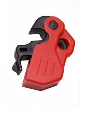 Bloqueador Universal De Disyuntores Rojo (No Requiere Herramientas Adicionales), Largo 52 Mm Ucu
