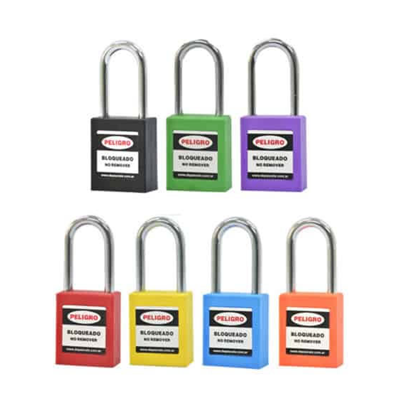Candados Termoplásticos Paso 20X38Mm De Acero Inox. C/Dos Llaves Ucu