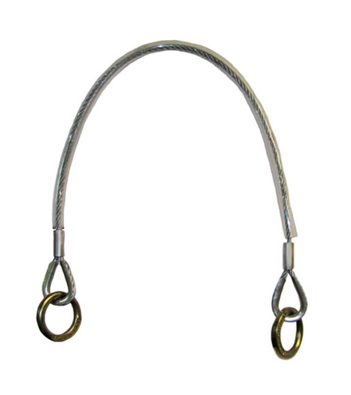 Conector Anclaje Acero 8Mm X 1 Mt 2 Argollas Deltaplus