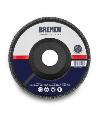 Discos Flap P/Vidrio Carb.silicio Bremen