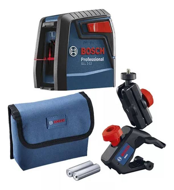 Nivel Laser Autonivelante Rojo Gll 2-12G Kit Bosch** 0601063Bg0