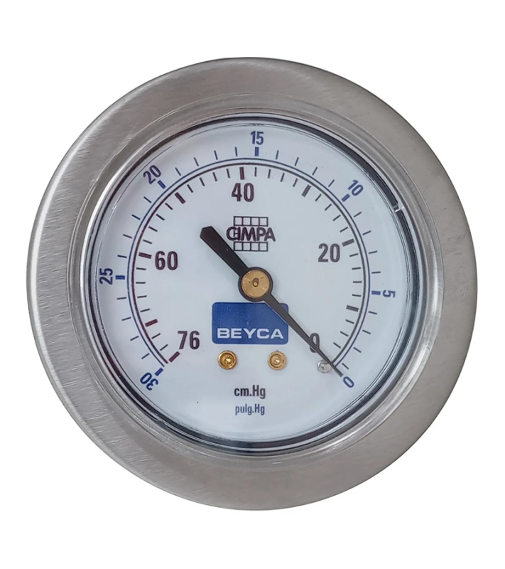 Vacuometro 63Mm 0 - 30Hg  Beyca
