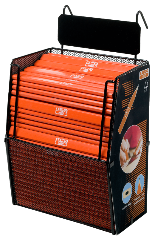 Lapiz Carpintero Grabado Hb 180Mm  Bahco -- Lápiz-200-Disp